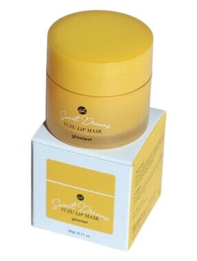 glowiest NIB Sweet Dreams Lip Oil Mask in Yuzu with 7 Botanical Oils